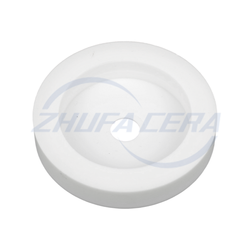 Disco de cerámica de alúmina perforada
