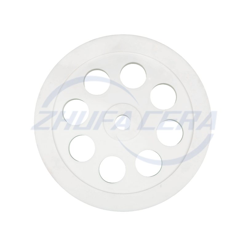 Disco perforado de cerámica de alúmina