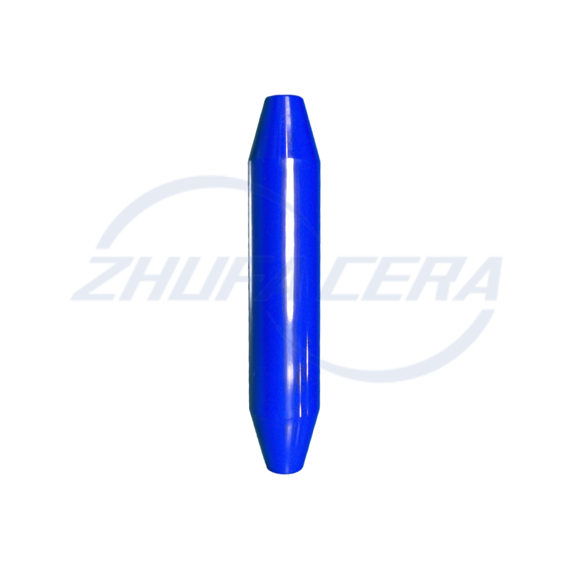 Pin de posicionamiento de cerámica de circonía azul