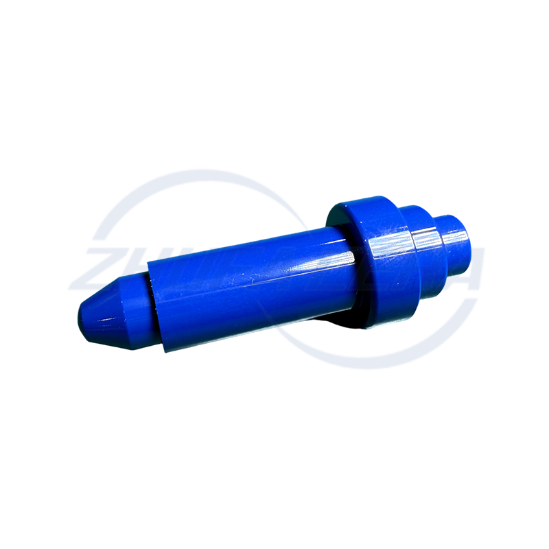 Pin de posicionamiento de cerámica de circonía azul